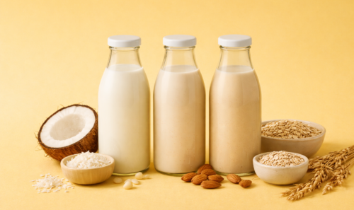 Organic dairy-free milks made with natural ingredients