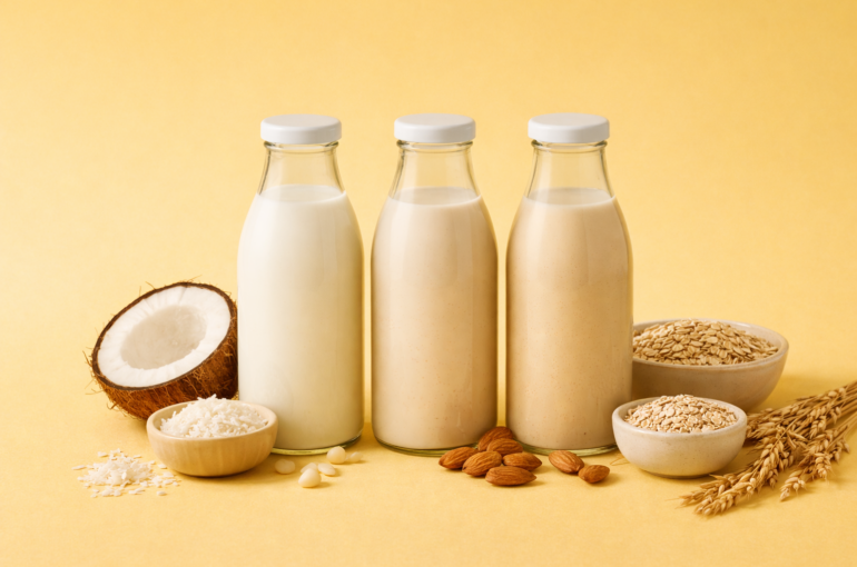 Organic dairy-free milks made with natural ingredients