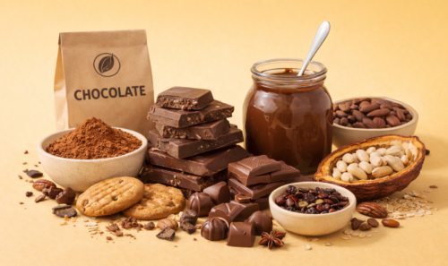 Organic and vegan chocolate made with natural ingredients