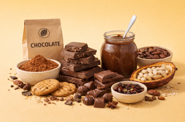 Organic and vegan chocolate made with natural ingredients