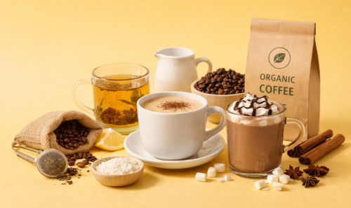 Organic and vegan hot drinks made with natural ingredients