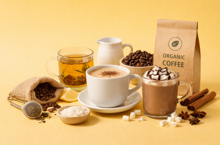 Organic and vegan hot drinks made with natural ingredients