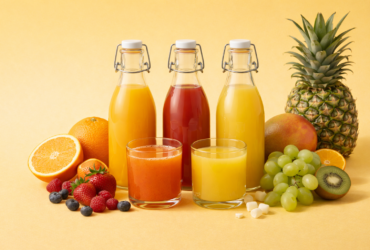 Organic and vegan juices made with natural ingredients