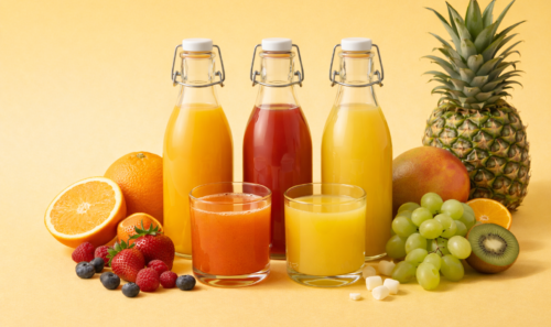 Organic and vegan juices made with natural ingredients