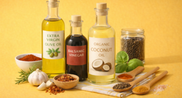 Organic and vegan oils and spices made with natural ingredients