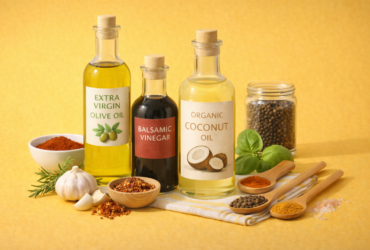 Organic and vegan oils and spices made with natural ingredients