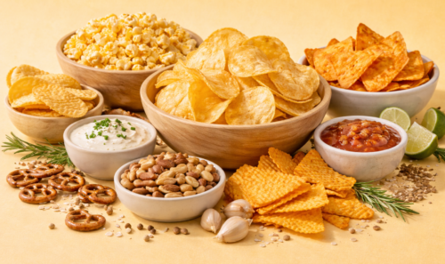 Organic and vegan salty snacks made with natural ingredients