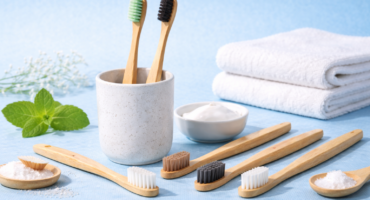 Eco-friendly toothbrushes made from environmentally non-toxic materials