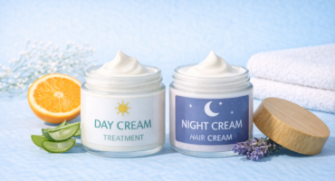 vegan organic and cruelty-free day and night skin creams made with natural ingredients