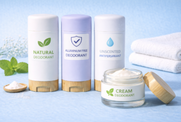 vegan organic and cruelty-free déodorants and antiperspirants made with natural ingredients