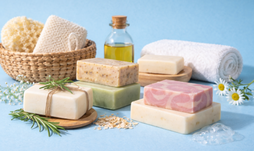 Organic vegan and cruelty-free soaps made with natural ingredients